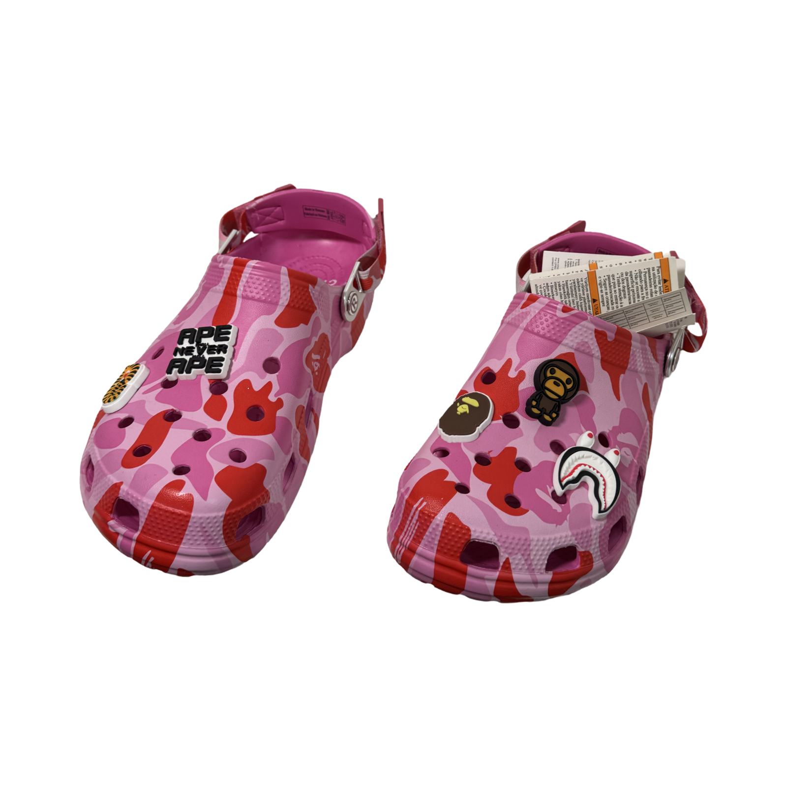 Bape X crocs classic clogs